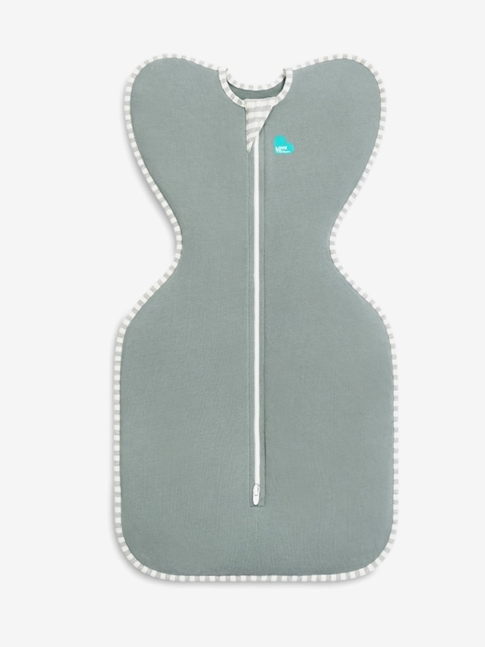 Love to Dream Sage Grey Swaddle Zip-Front Sleep Sack Small